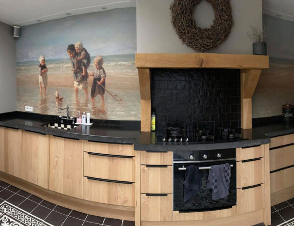 behang in de keuken