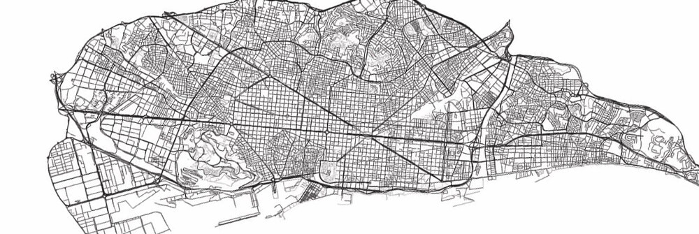 Behangpapier van Barcelona Behangpapier van Barcelona