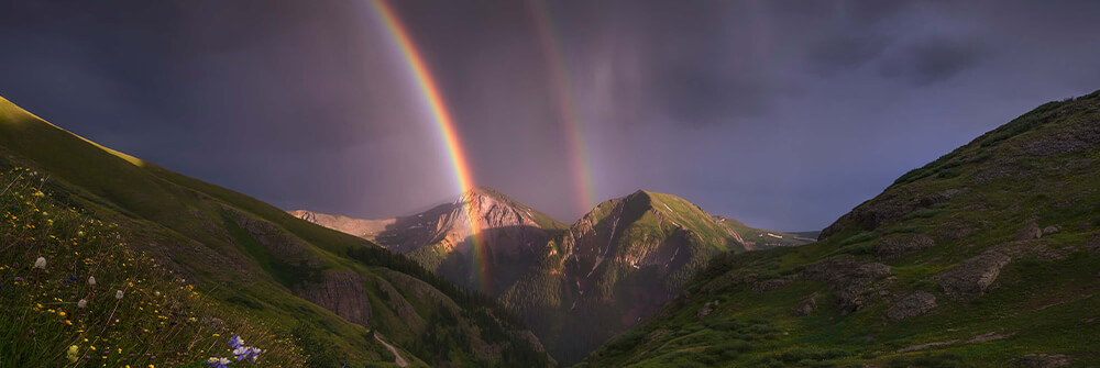 Regenboog behangpapier Regenboog behangpapier