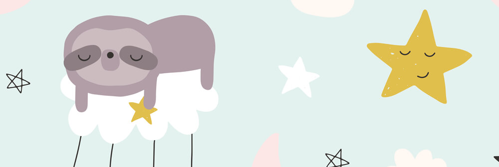 Behangpapier met patronen voor baby’s Behangpapier met patronen voor baby’s