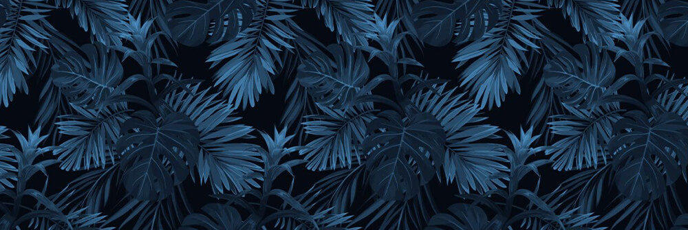 Blauw behangpapier Blauw behangpapier