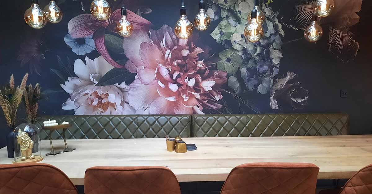 Fotobehang Bloemenbehang