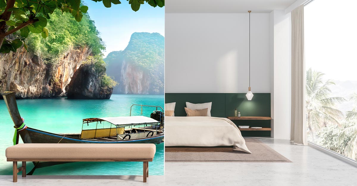 Fotobehang met Boten & Watersport