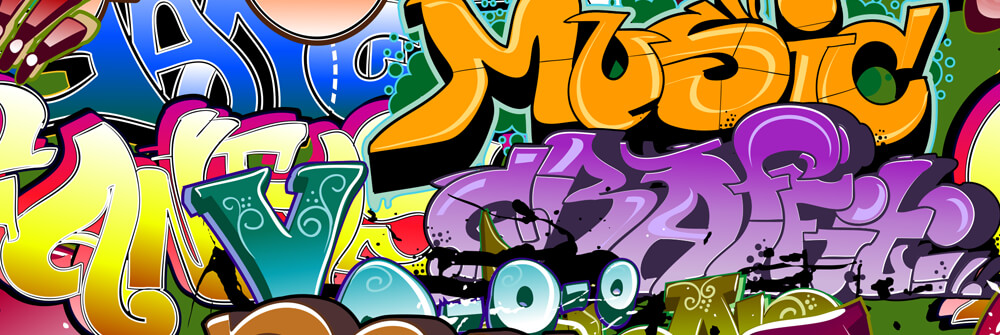 Graffiti behangpapier Graffiti behangpapier