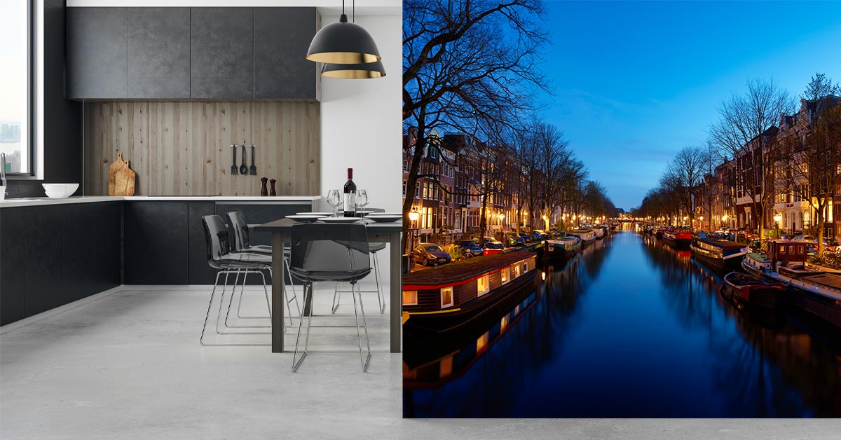 Wereld & Steden fotobehang
