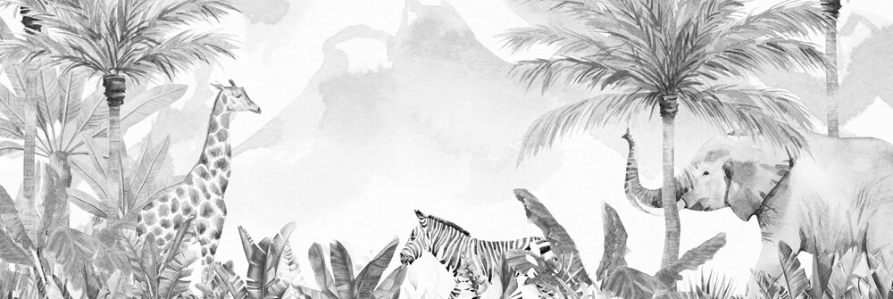 Junglebehang voor Junglekamers Junglebehang voor Junglekamers