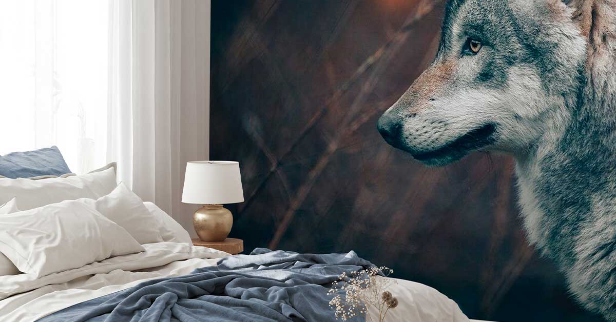 Behang met wilde dieren