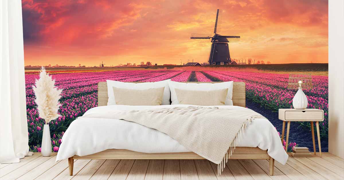 Fotobehang met Tulpen