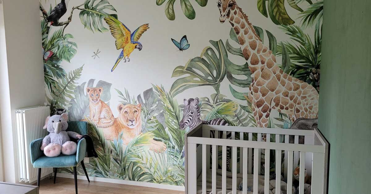 Fotobehang Woning