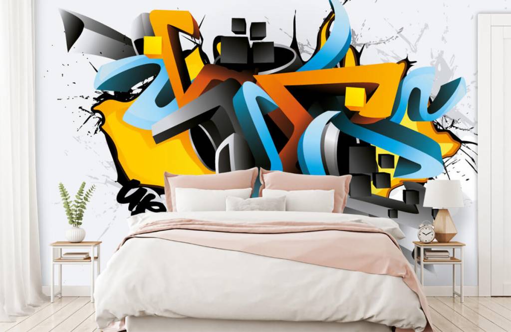 Graffiti - 3D graffiti - Tienerkamer 2