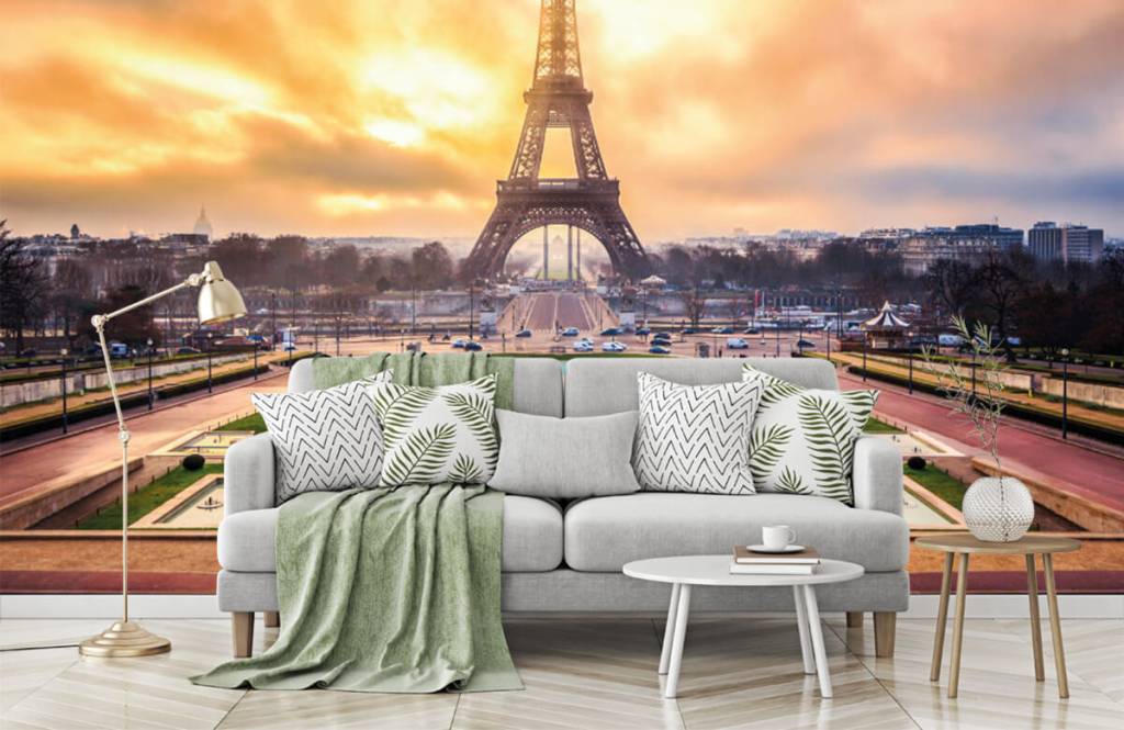 Steden behang - Eiffeltoren - Slaapkamer 8