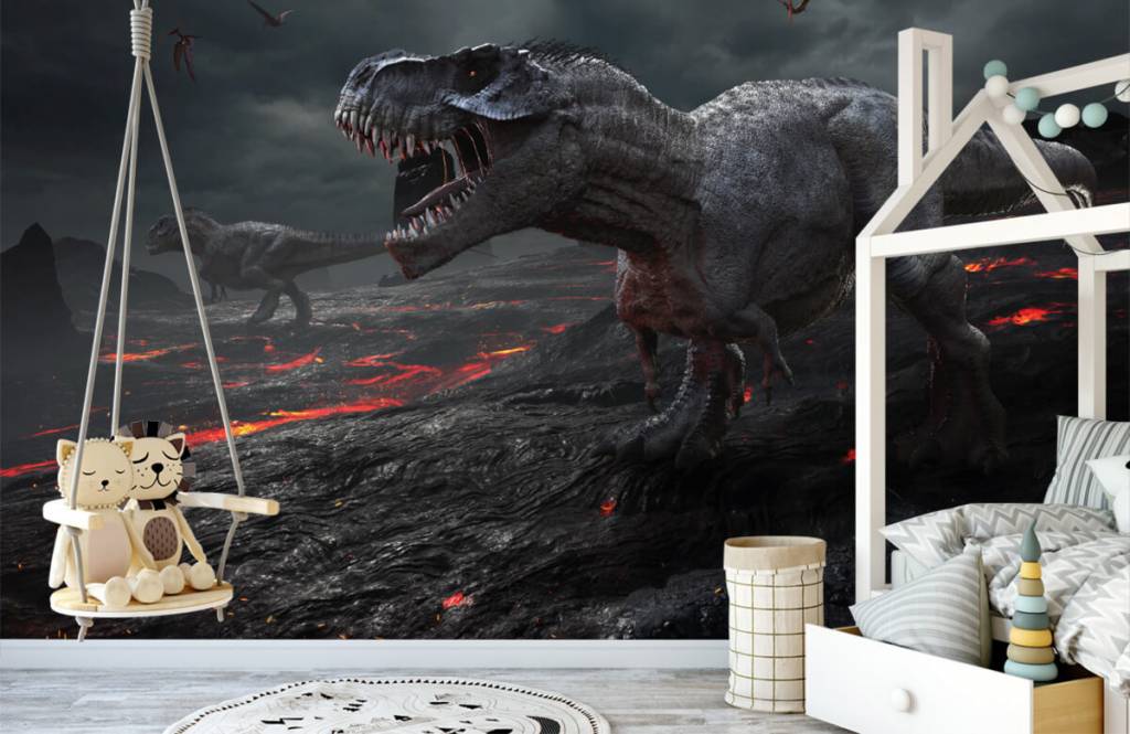 Dinosaurussen - 3D dino - Kinderkamer 2