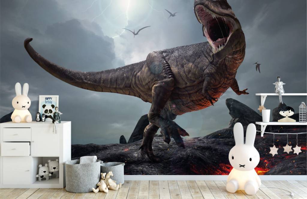 Dinosaurussen - Tyrannosaurus Rex - Kinderkamer 2