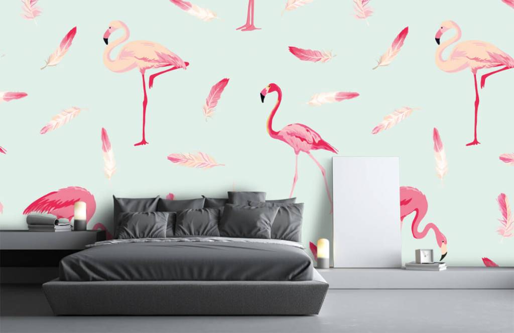Overige - Flamingo's - Kinderkamer 3