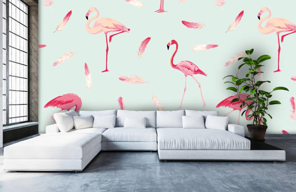 Overige - Flamingo's - Kinderkamer 6