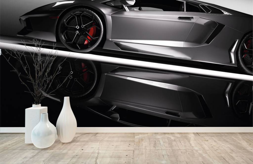 Transport - Grijze Lamborghini - Tienerkamer 1