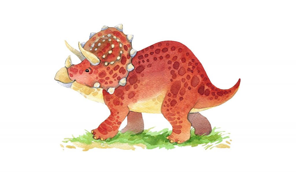 Schattige Triceratops dinosaurus