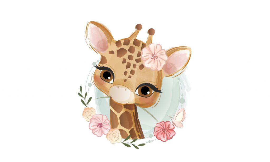 Baby giraffe