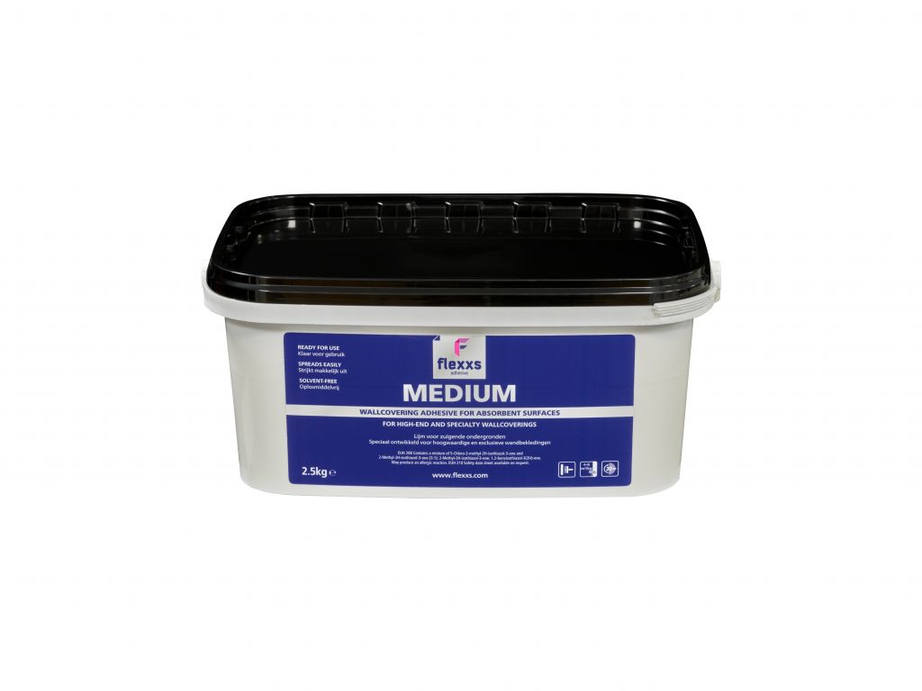 Flexxs MuralTex lijm, Medium 2,5 KG / 12m2 (Normale ondergronden)