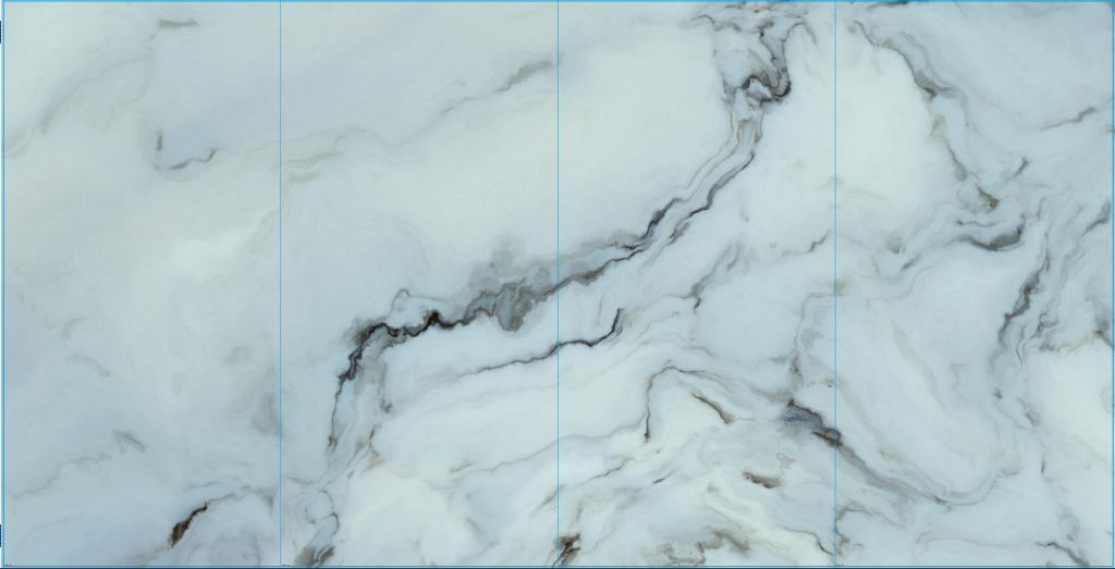 Lichtblauw marmer - Outlet - 500 x 250 cm