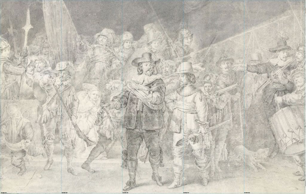 De Nachtwacht, Hendrik Pothoven - Outlet - 379 x 237 cm