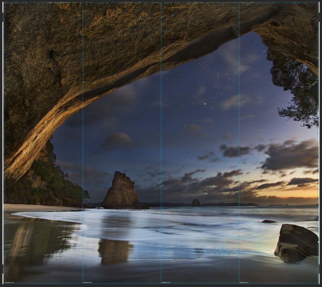 Cathedral Cove - outlet - 280 x 250 cm 