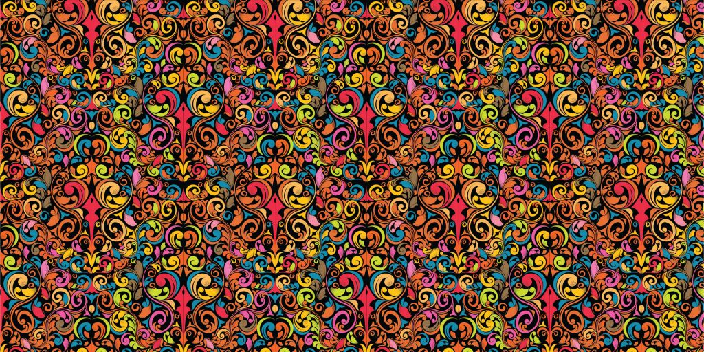 Abstracte gekleurde figuren