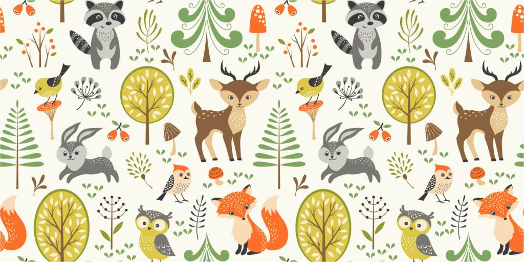 Dieren in het bos