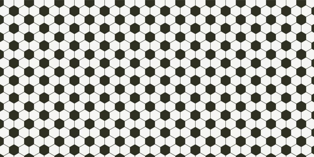Zwart-witte geometrische veelhoeken