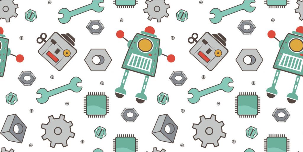 Getekende robots