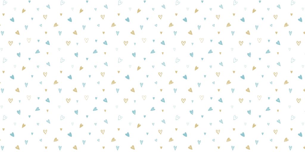 Mint en gouden hartjes