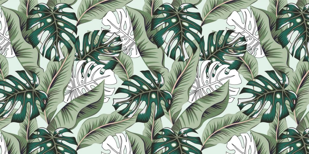 Exotische jungle planten
