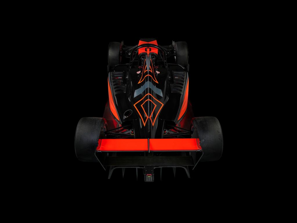 Formule 3 - Rear view - dark