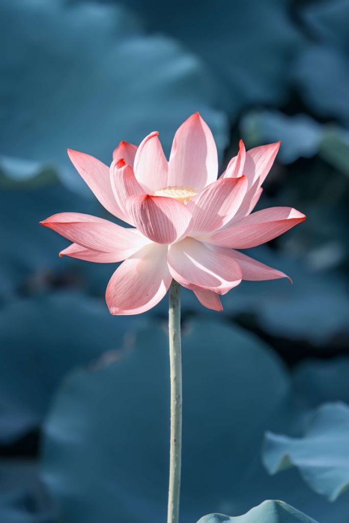 Lotusbloem lichtroze