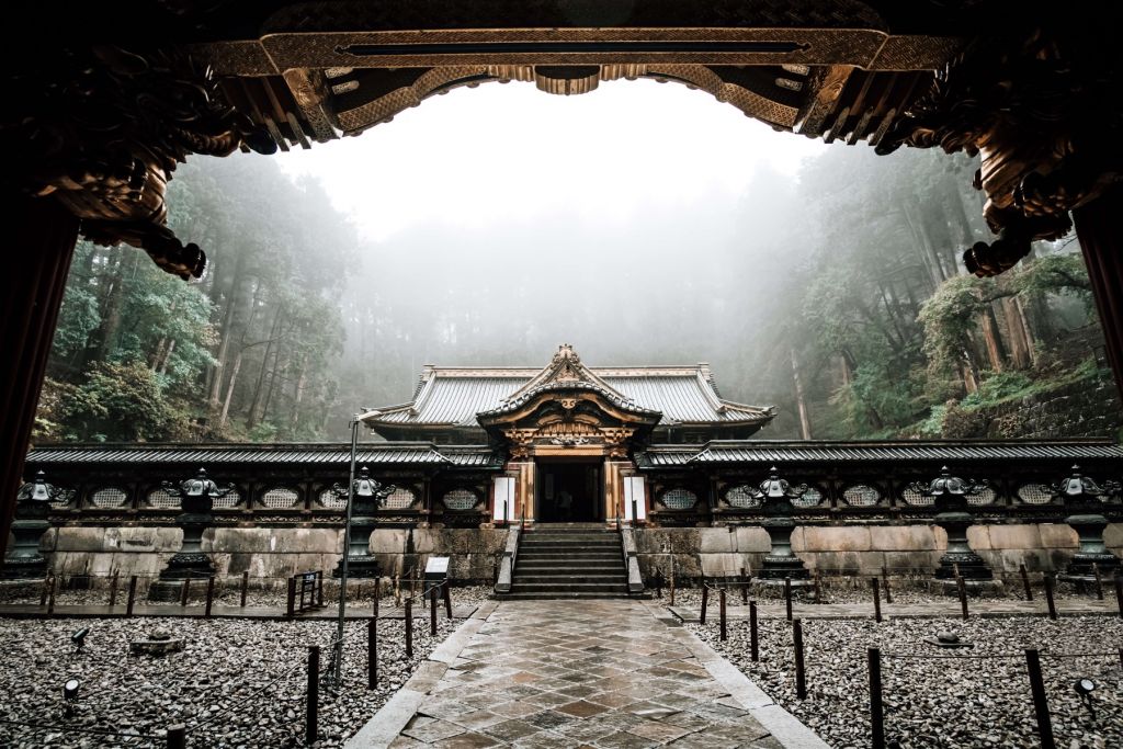 Oude Japanse tempel