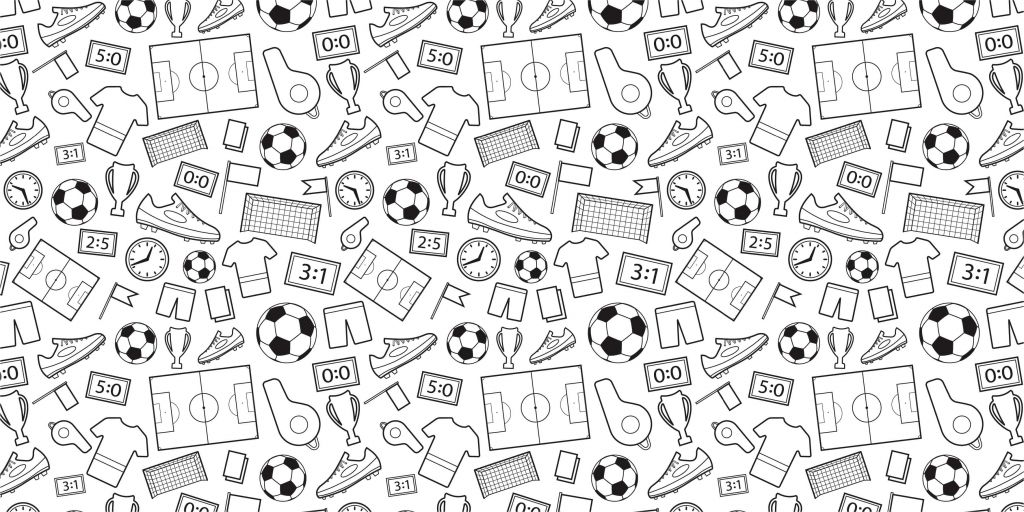 Voetbal tekeningen