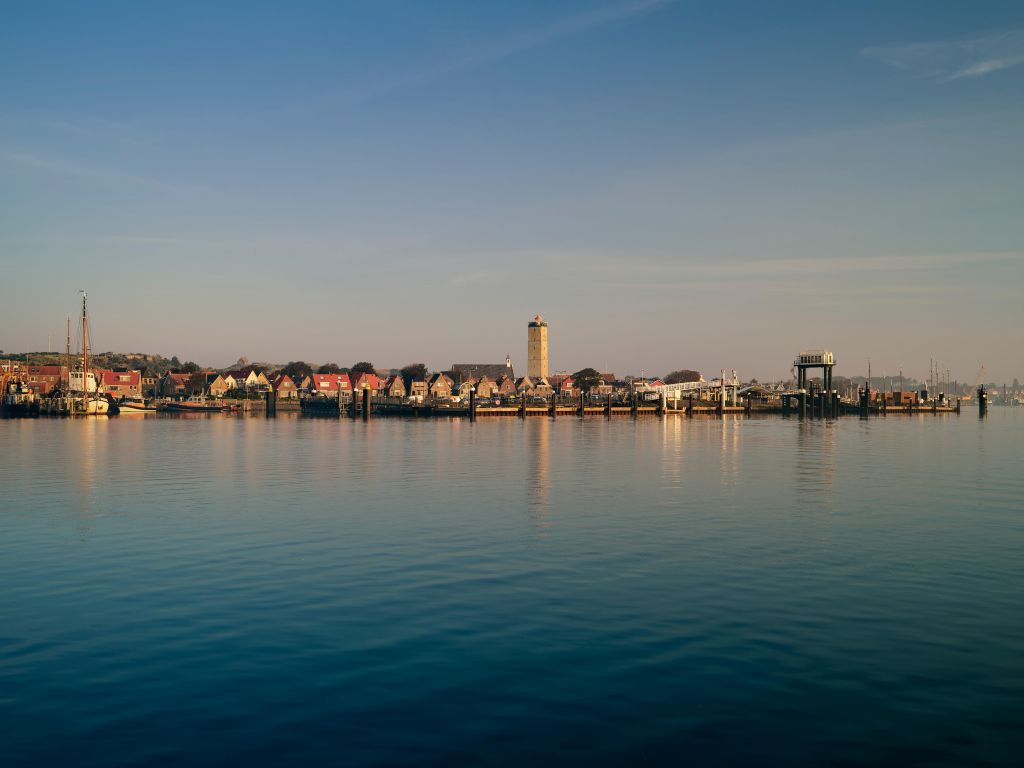 Haven met vuurtoren