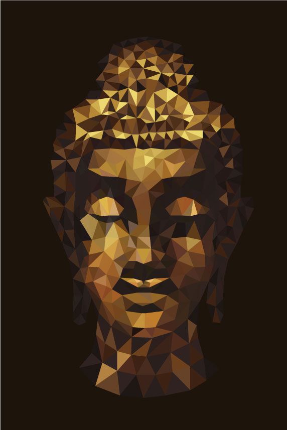 Abstracte Buddha