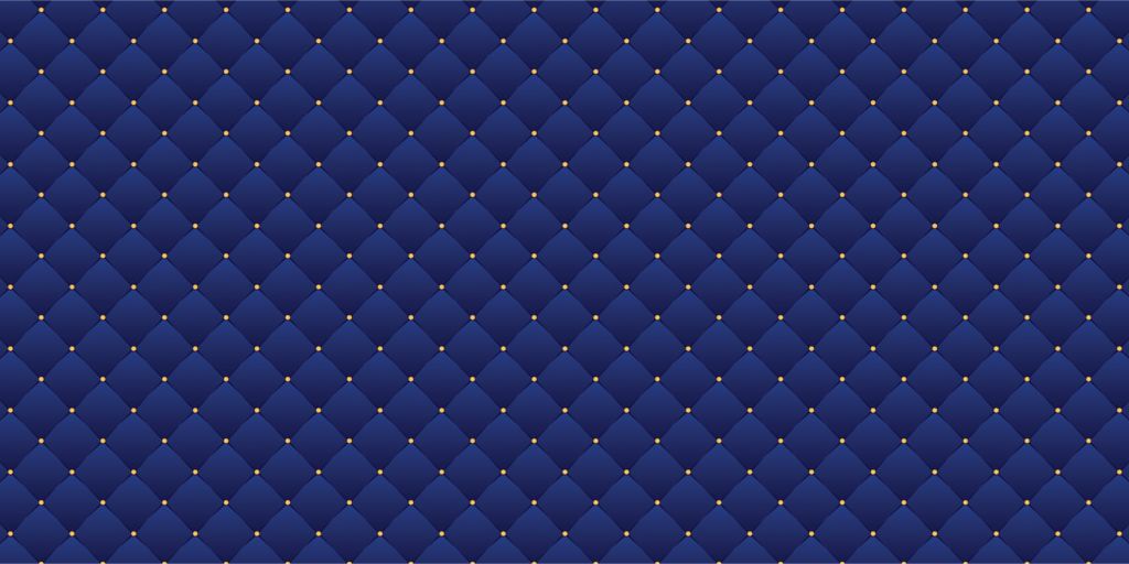 Donkerblauw chesterfield patroon