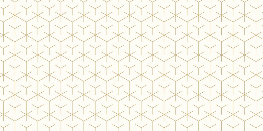 Geometrische hexagons, wit