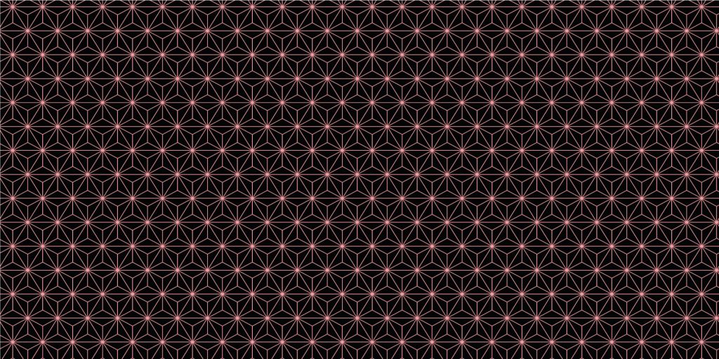 Geometrische sterren, zwart