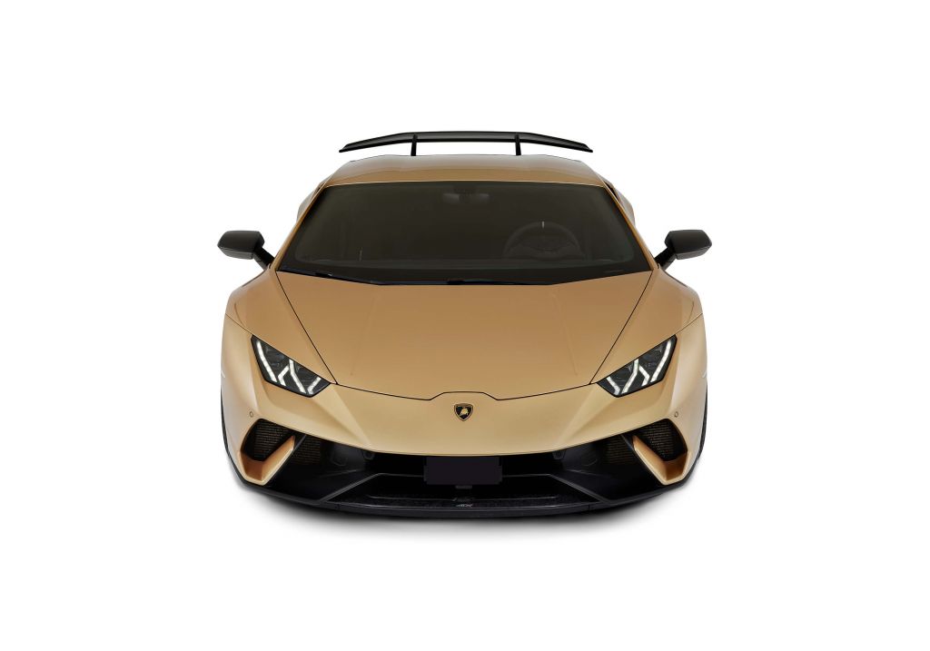 Lamborghini Huracán - Voorkant vanaf boven, wit