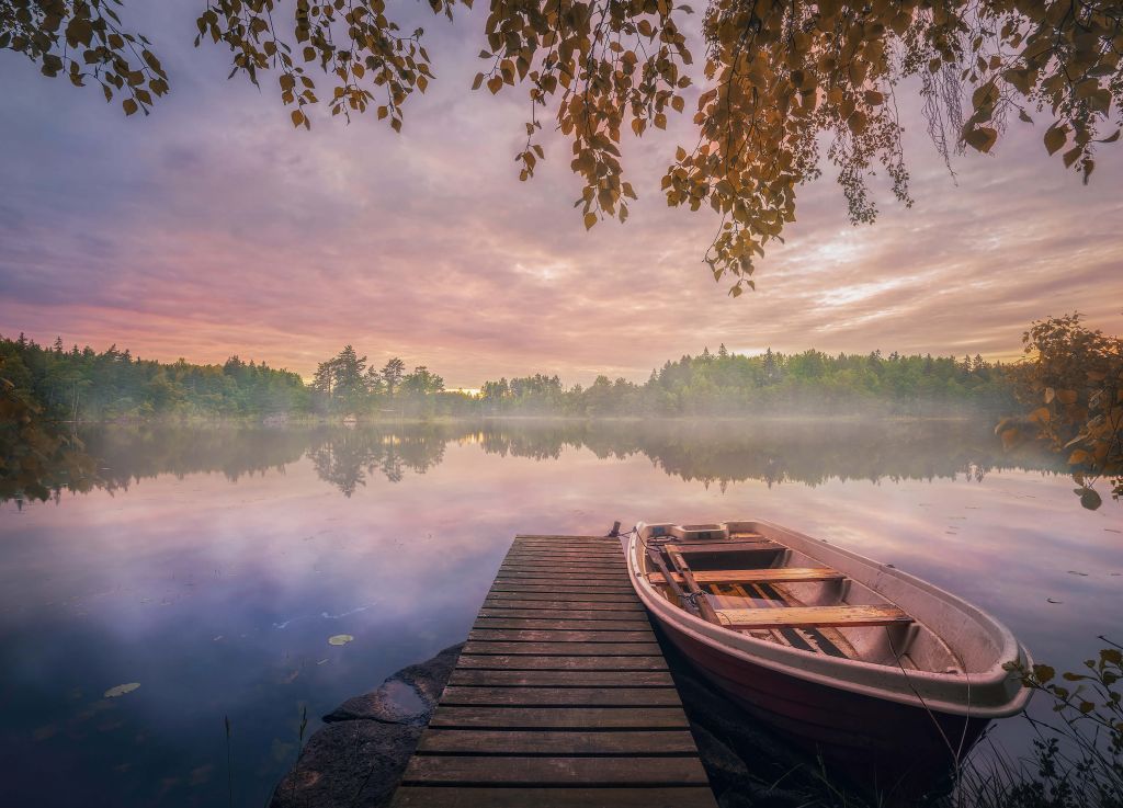 Colorful lake