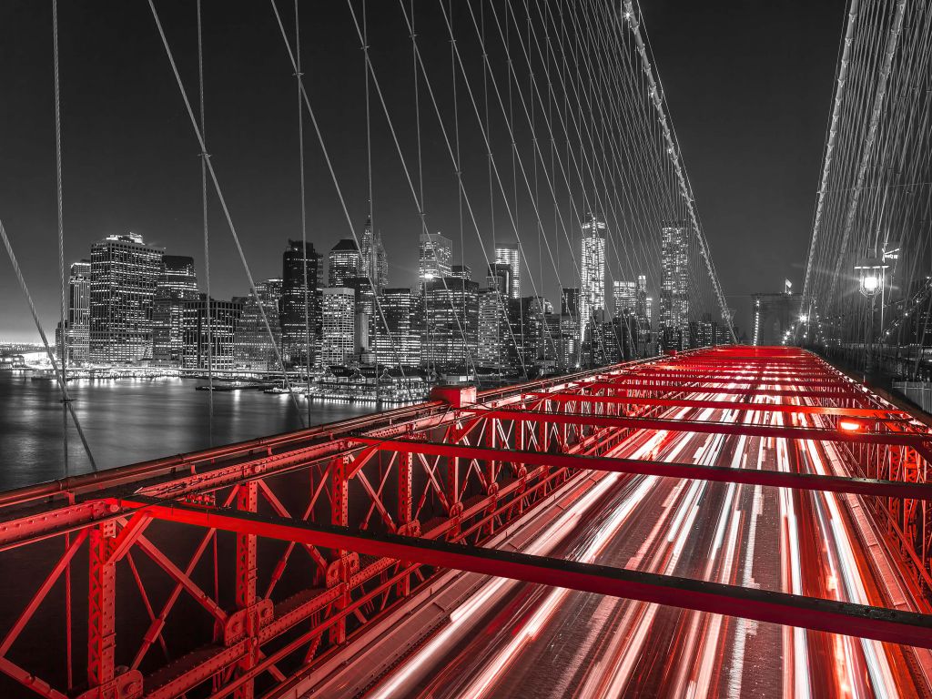 Rode Brooklyn Bridge