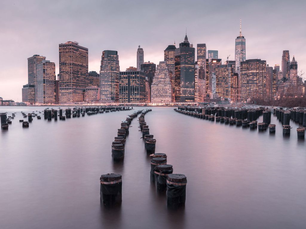 Golfbrekers bij Manhattan