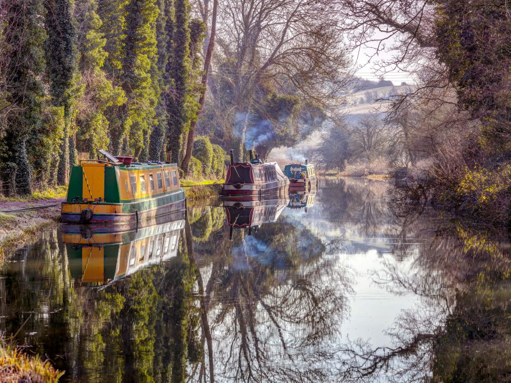 Kanaal in Kintbury