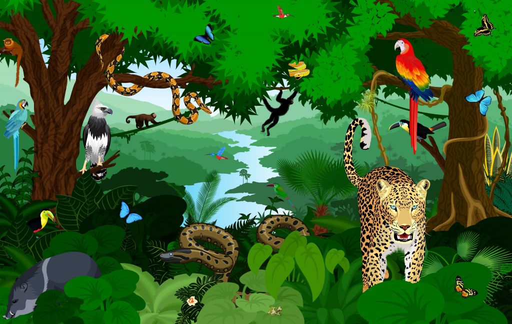 Illustratie jungle