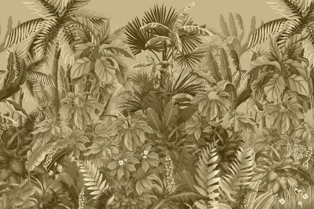 Sepia tropische jungle