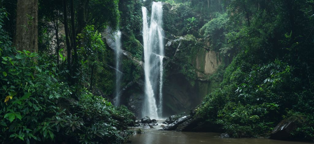 Waterval in de natuur