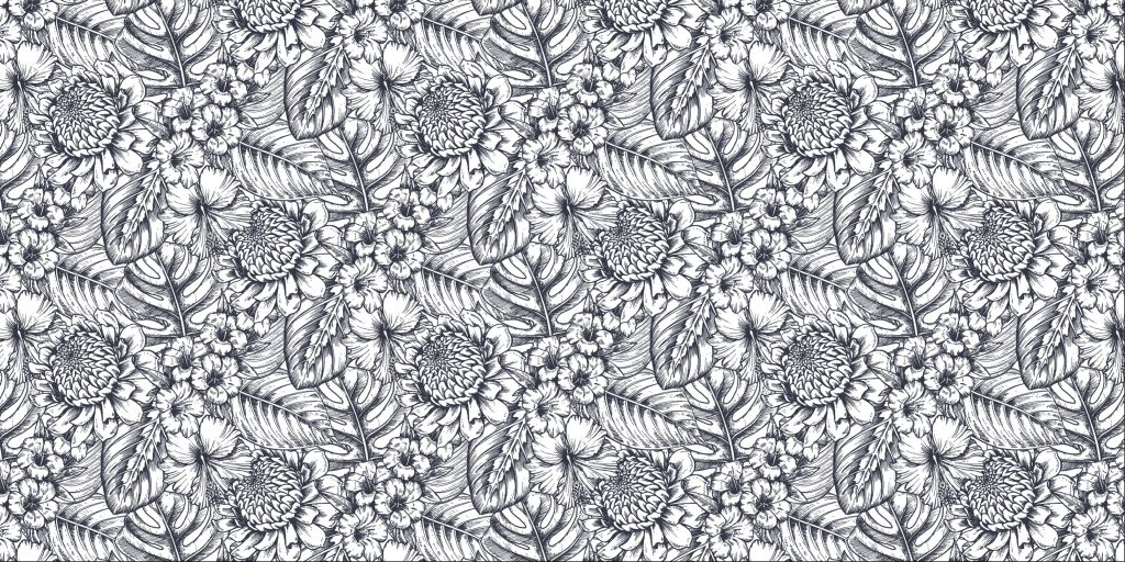 Tekening van bloemen